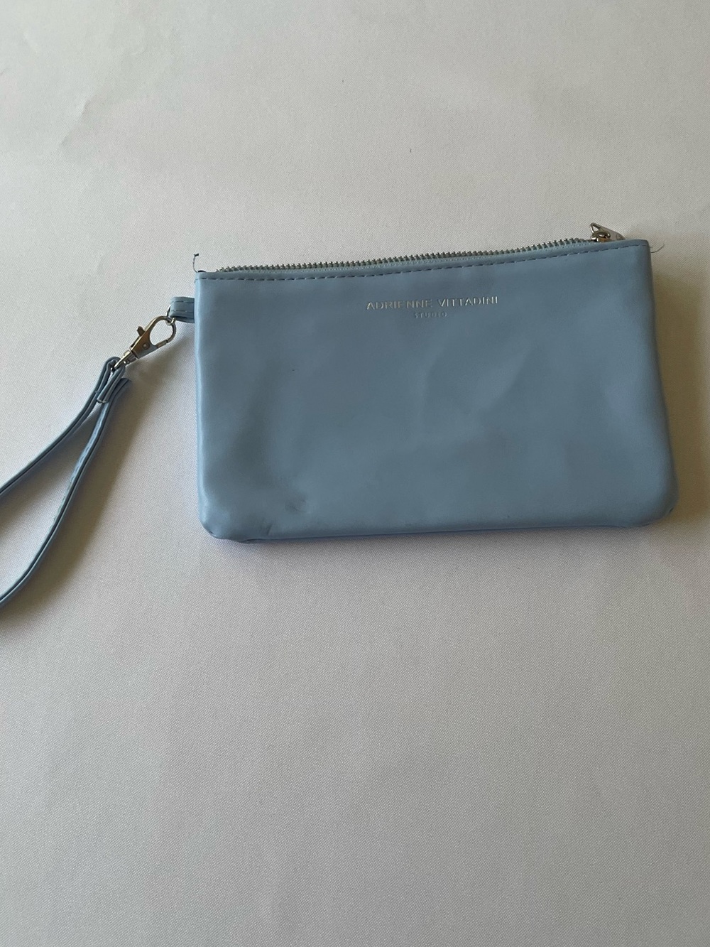 🔥 Adrienne Vittadini Studio Blue Wristlet Clutch